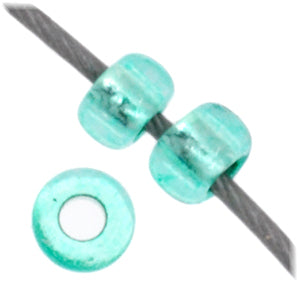 Czech Seed Beads 11/0 Crystal Silver Lined - 23g vials