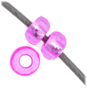 Czech Seed Beads 11/0 Crystal Silver Lined - 23g vials