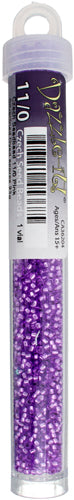 Czech Seed Beads 11/0 Crystal Silver Lined - 23g vials