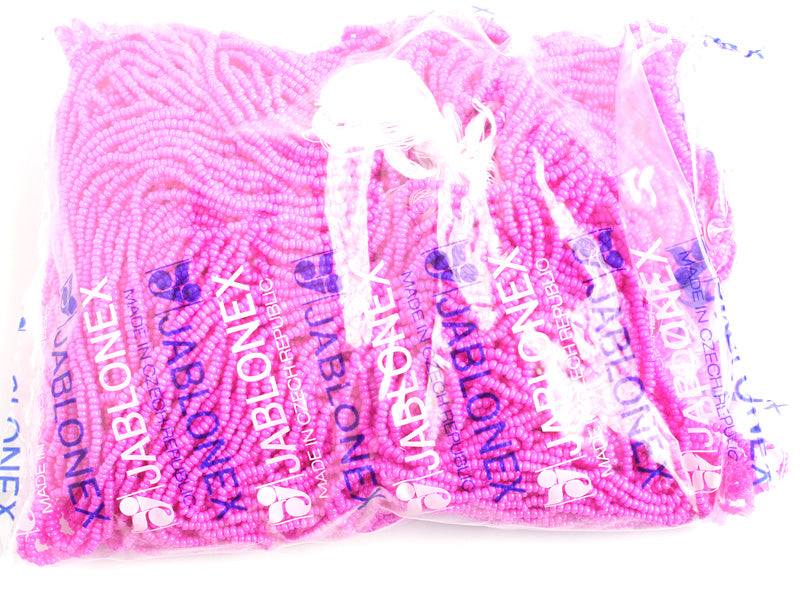 Czech Seed Beads 11/0 Opaque - Pink/Purple Shades