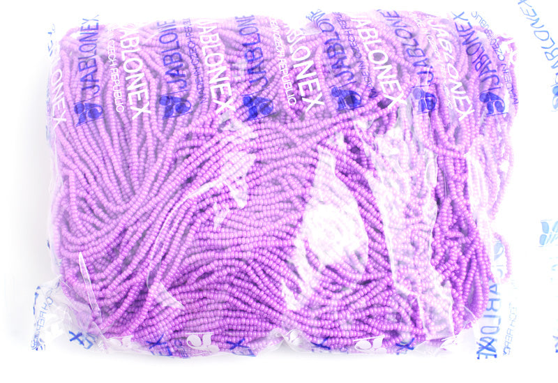 Czech Seed Beads 11/0 Opaque - Pink/Purple Shades