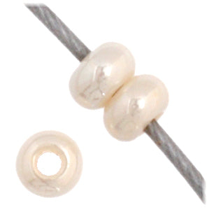Czech Seed Beads 11/0 Opaque Pearl 