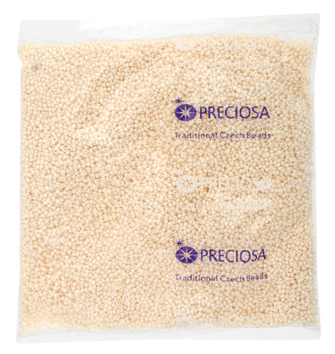 Czech Seed Beads 11/0 Opaque Pearl 