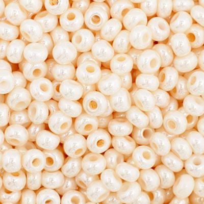 Czech Seed Beads 11/0 Opaque Pearl