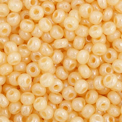 Czech Seed Beads 11/0 Opaque Pearl