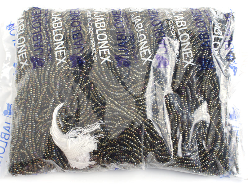 Czech Seed Beads 11/0 Opaque Aurora Borealis