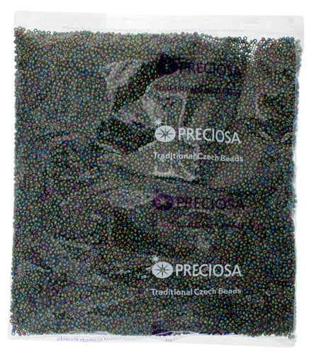 Czech Seed Beads 11/0 Opaque Aurora Borealis