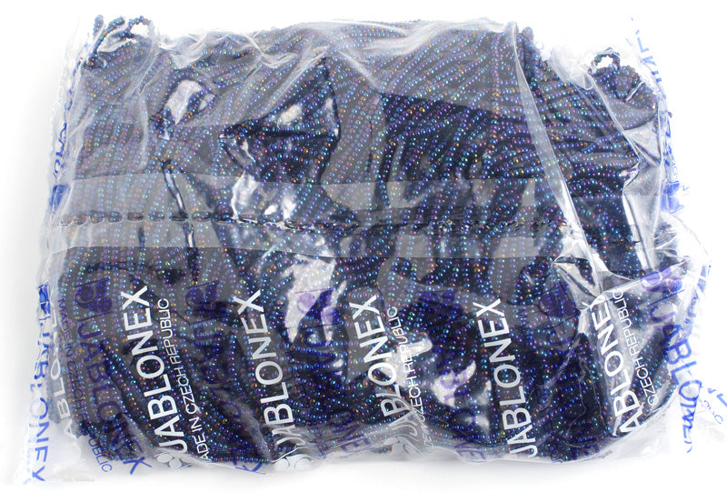 Czech Seed Beads 11/0 Opaque Aurora Borealis