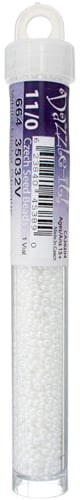 Czech Seed Beads 11/0 Opaque Luster - Approx 23g Vials