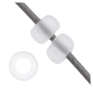 Czech Seed Beads 11/0 Approx. 23g Vial Transparent Crystal Matte 