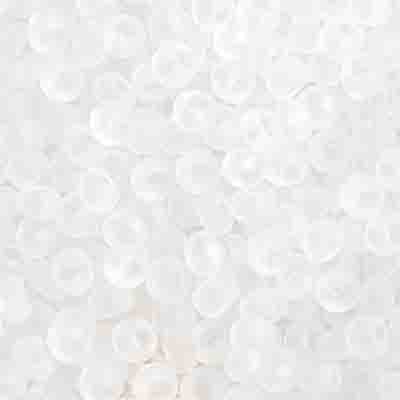 Czech Seed Beads 11/0 Approx. 23g Vial Transparent Crystal Matte