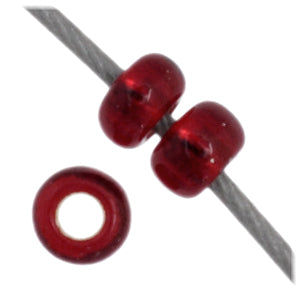 Czech Seed Beads 11/0 Crystal Silver Lined - 23g vials