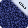 Czech Seed Beads 11/0 Opaque Navy Blue Matte Approx. 24g