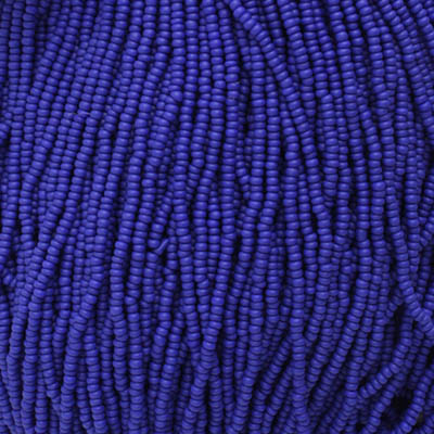 Czech Seed Beads 11/0 Opaque Navy Blue Matte