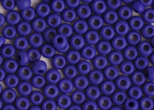 Czech Seed Beads 11/0 Opaque Navy Blue Matte 