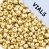 Czech Seed Beads 11/0 Metallic - Approx. 23g Vials