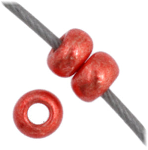 Czech Seed Beads 11/0 Metallic Light Copper Terra