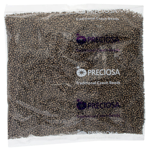 Czech Seed Beads 11/0 Metallic Steel Terra