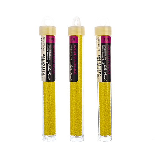 Czech Seed Beads 11/0 Terra Intensive - Approx. 23g Vials