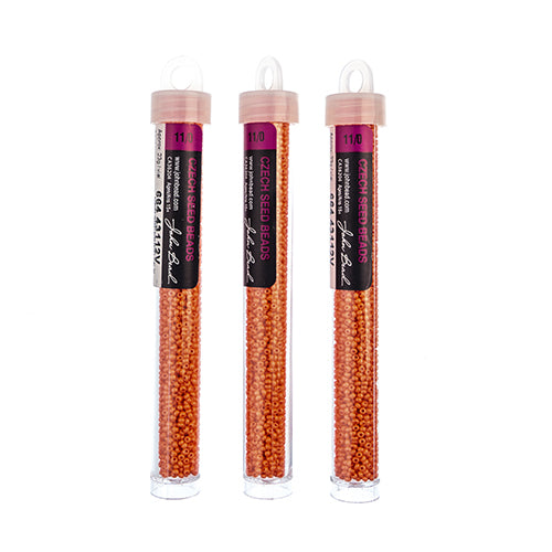 Czech Seed Beads 11/0 Terra Intensive - Approx. 23g Vials
