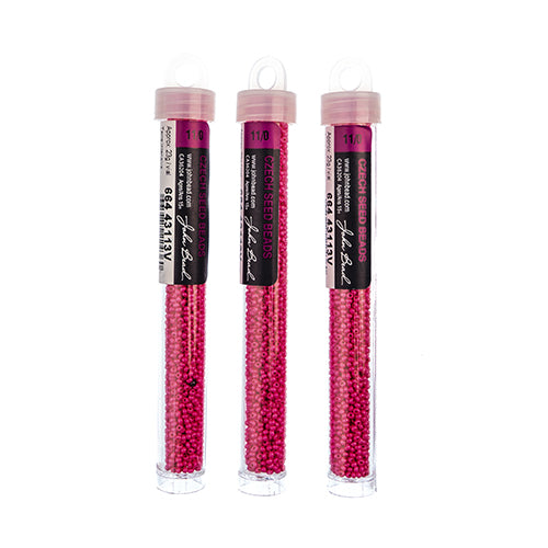 Czech Seed Beads 11/0 Terra Intensive - Approx. 23g Vials