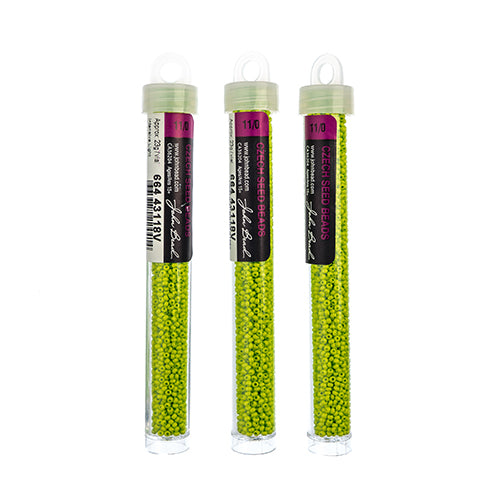 Czech Seed Beads 11/0 Terra Intensive - Approx. 23g Vials