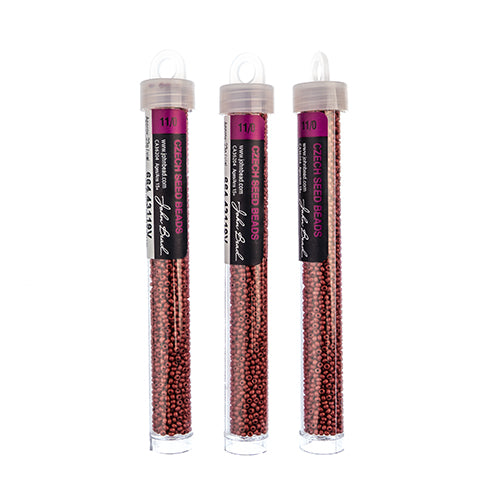 Czech Seed Beads 11/0 Terra Intensive - Approx. 23g Vials