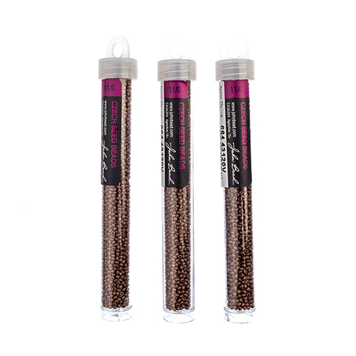 Czech Seed Beads 11/0 Terra Intensive - Approx. 23g Vials