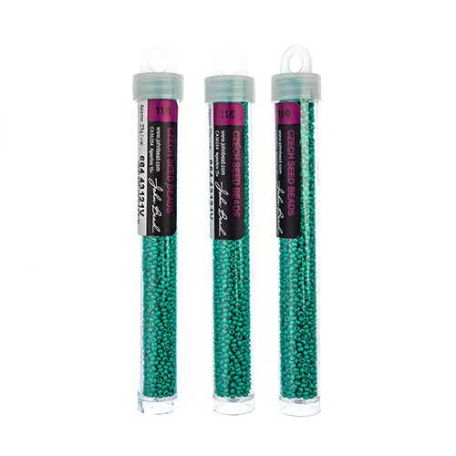 Czech Seed Beads 11/0 Terra Intensive - Approx. 23g Vials