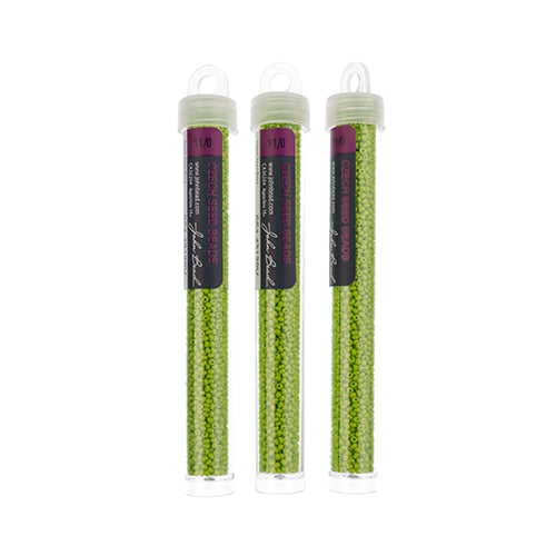 Czech Seed Beads 11/0 Terra Intensive Matte - Approx. 23g Vials