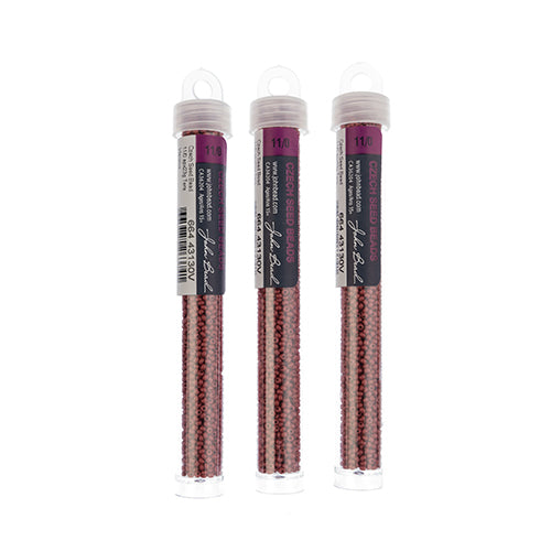 Czech Seed Beads 11/0 Terra Intensive Matte - Approx. 23g Vials