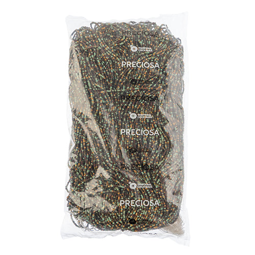 Czech Seed Bead 11/0 Opaque Travertine Mix 