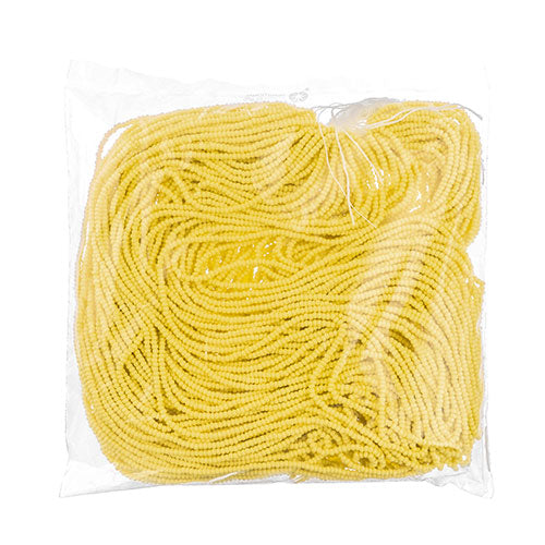 Czech Seed Beads 11/0 Permalux Dyed Chalk Matte Strung