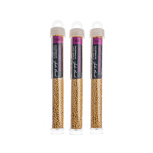 Czech Seed Beads 11/0 Permalux Dyed Matte - Approx 24g Vials