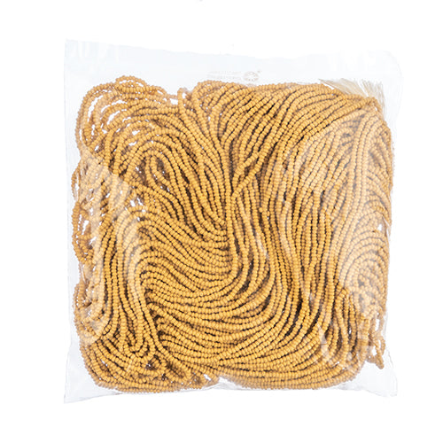 Czech Seed Beads 11/0 Permalux Dyed Chalk Matte Strung