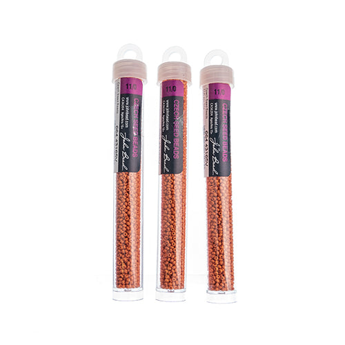 Czech Seed Beads 11/0 Permalux Dyed Matte - Approx 24g Vials