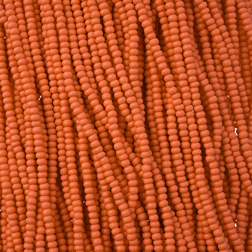 Czech Seed Beads 11/0 Permalux Dyed Chalk Matte Strung