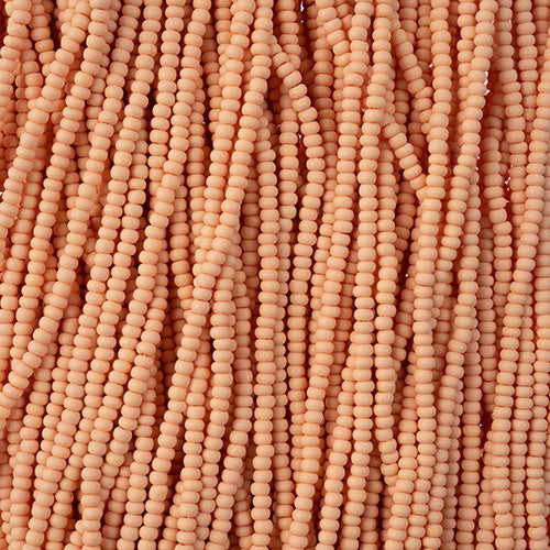 Czech Seed Beads 11/0 Permalux Dyed Chalk Matte Strung
