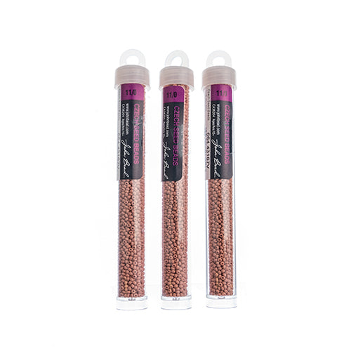 Czech Seed Beads 11/0 Permalux Dyed Matte - Approx 24g Vials