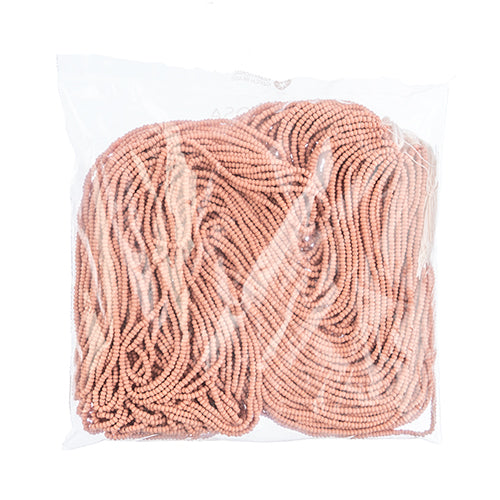 Czech Seed Beads 11/0 Permalux Dyed Chalk Matte Strung