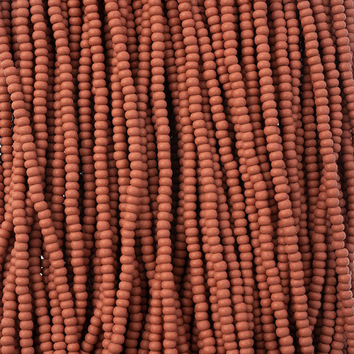 Czech Seed Beads 11/0 Permalux Dyed Chalk Matte Strung