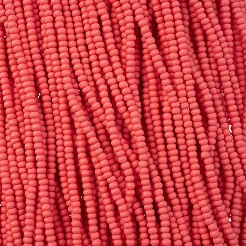 Czech Seed Beads 11/0 Permalux Dyed Chalk Matte Strung