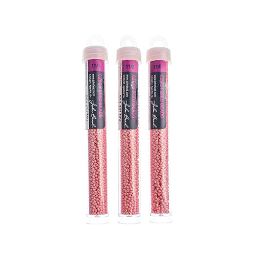 Czech Seed Beads 11/0 Permalux Dyed Matte - Approx 24g Vials