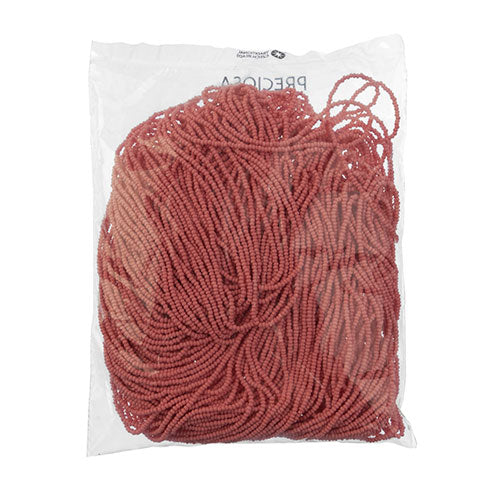 Czech Seed Beads 11/0 Permalux Dyed Chalk Matte Strung