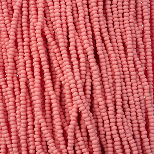 Czech Seed Beads 11/0 Permalux Dyed Chalk Matte Strung