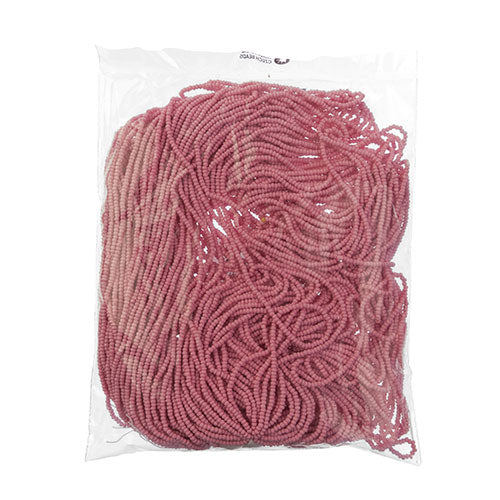 Czech Seed Beads 11/0 Permalux Dyed Chalk Matte Strung