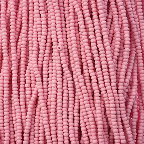 Czech Seed Beads 11/0 Permalux Dyed Chalk Matte Strung