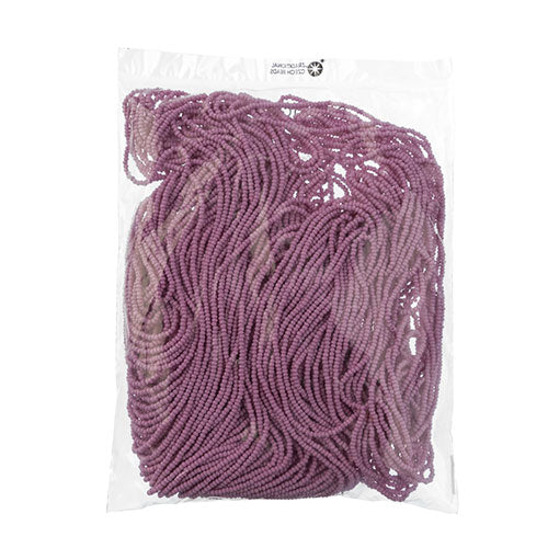 Czech Seed Beads 11/0 Permalux Dyed Chalk Matte Strung