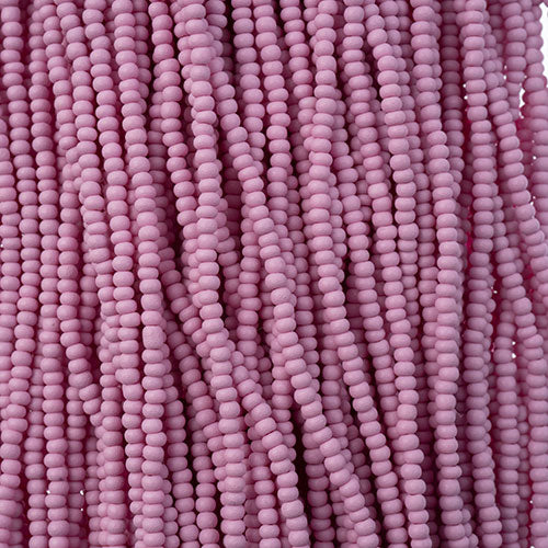 Czech Seed Beads 11/0 Permalux Dyed Chalk Matte Strung