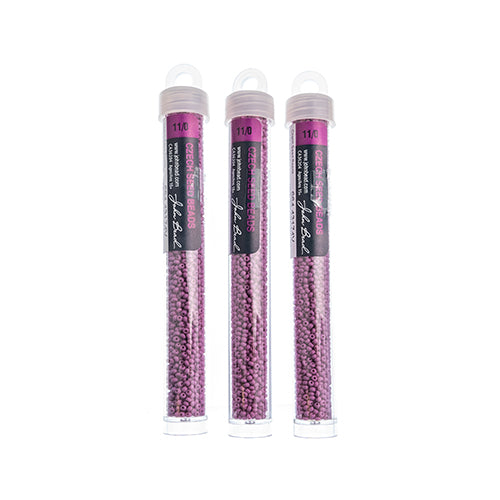 Czech Seed Beads 11/0 Permalux Dyed Matte - Approx 24g Vials